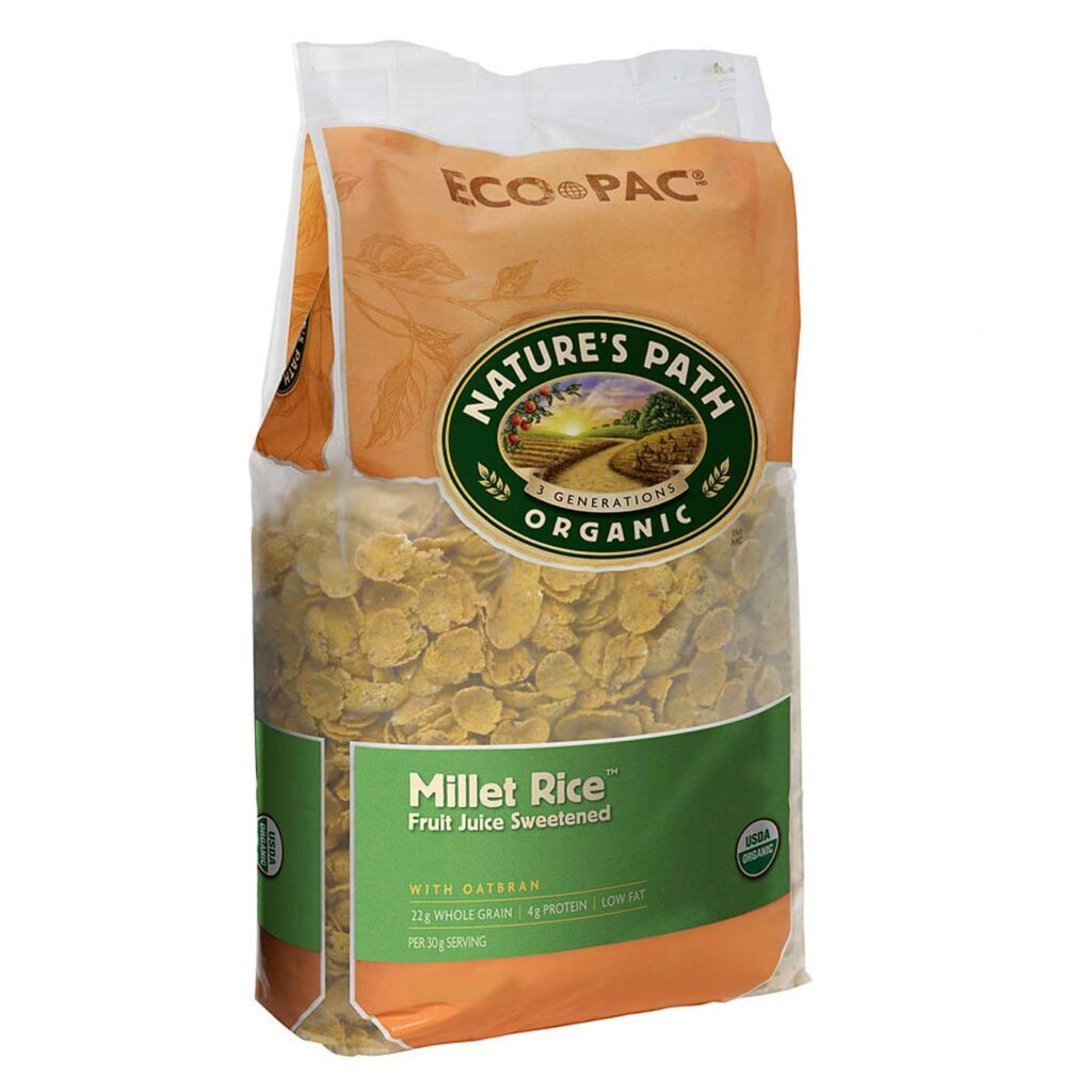 Natures Path Flocos de Arroz e Milhete Orgânicos 907g - Nutrição Integral para o Seu Dia