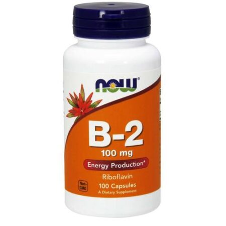 Now Foods, Vitamina B-2 100 mg - 100 Cápsulas