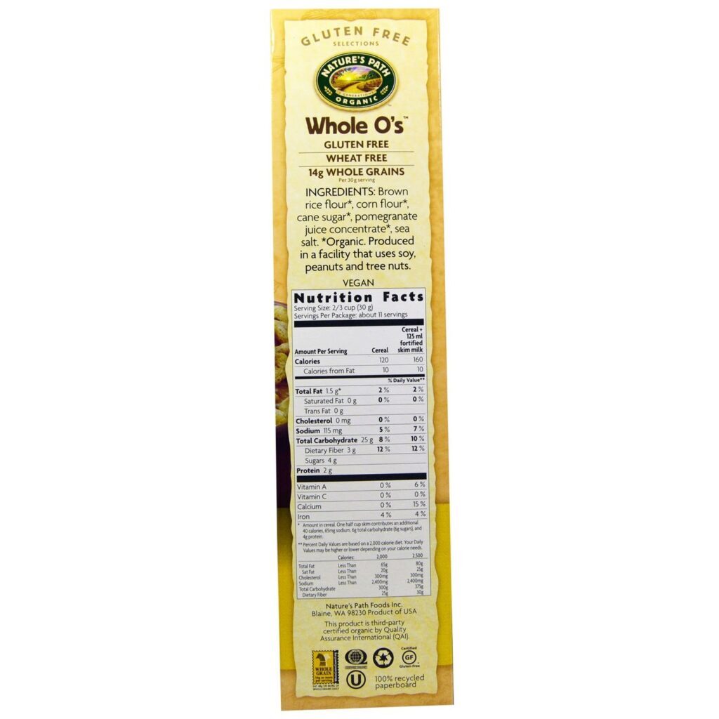 Cereal Integral Natures Path Sem Glúten - 325g (11.5oz) - Imagem 2