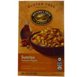 Natures Path Crunchy Bordo Sunrise Granola 300g - Café da Manhã Energizante
