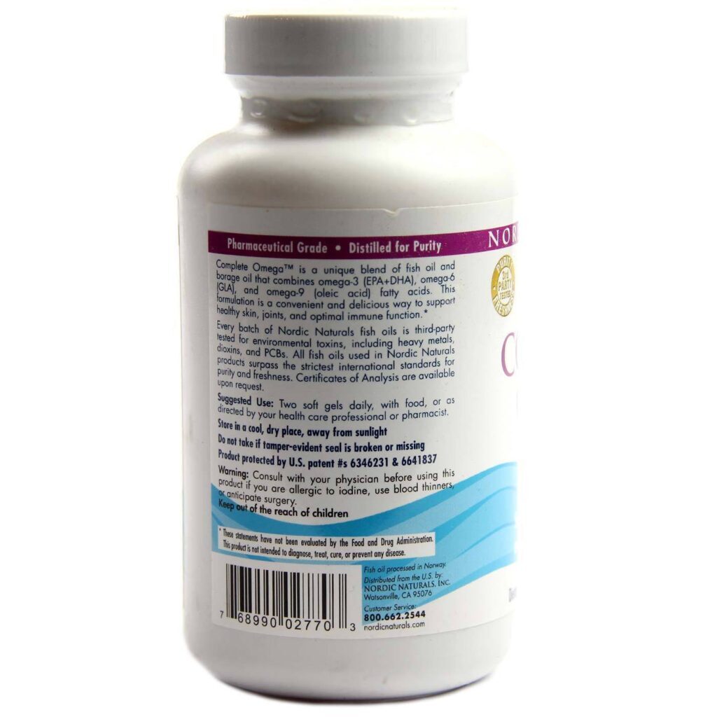 Nordic Naturals Ômega 3.6.9 Completo - 120 Cápsulas para Saúde Integral - Imagem 3