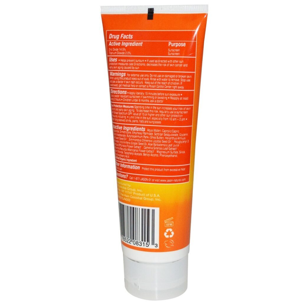 Jason Natural Cosmetics Protetor Solar FPS 30 - 113g (Proteção Solar Facial e Corporal) - Imagem 2