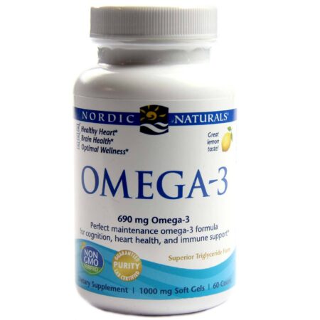 Omega-3 690 mg Nordic Naturals 60 Cápsulas