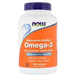 Ômega 3 Now Foods 180 Cápsulas: Pureza e Potência para Sua Saúde