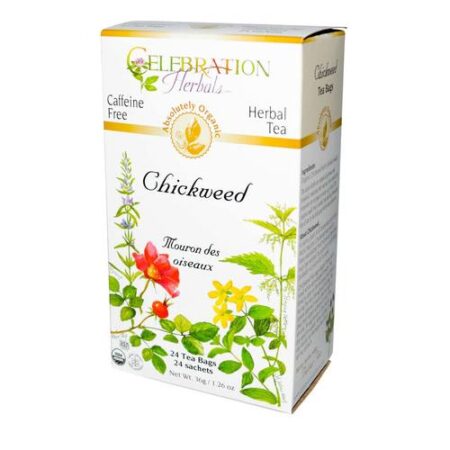 Celebration Herbals, Chá de Ervas Chickweed - 24 Saquinhos de Chá