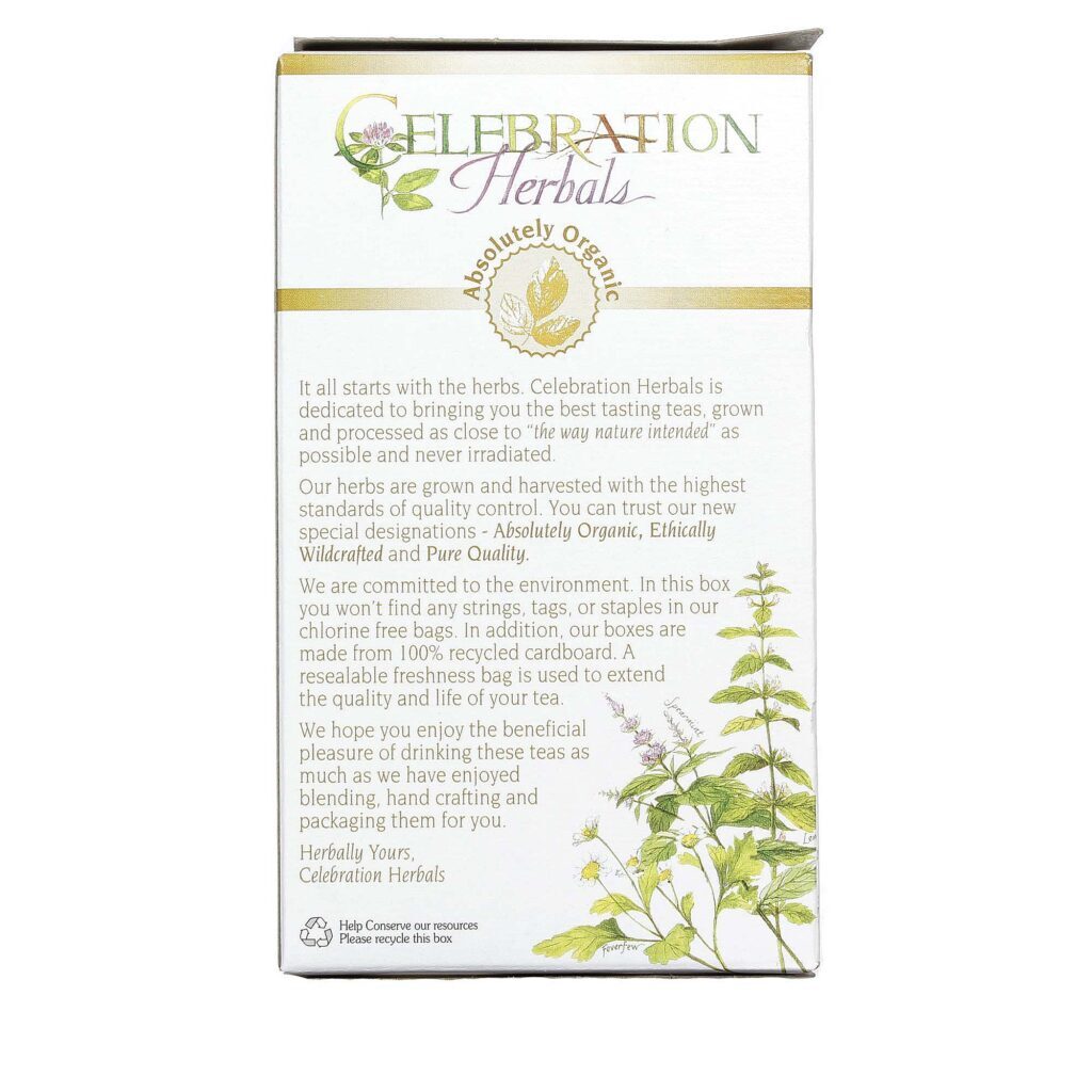Chá de Folha de Mamão Celebration Herbals - 24 Saquinhos Orgânico - Imagem 3