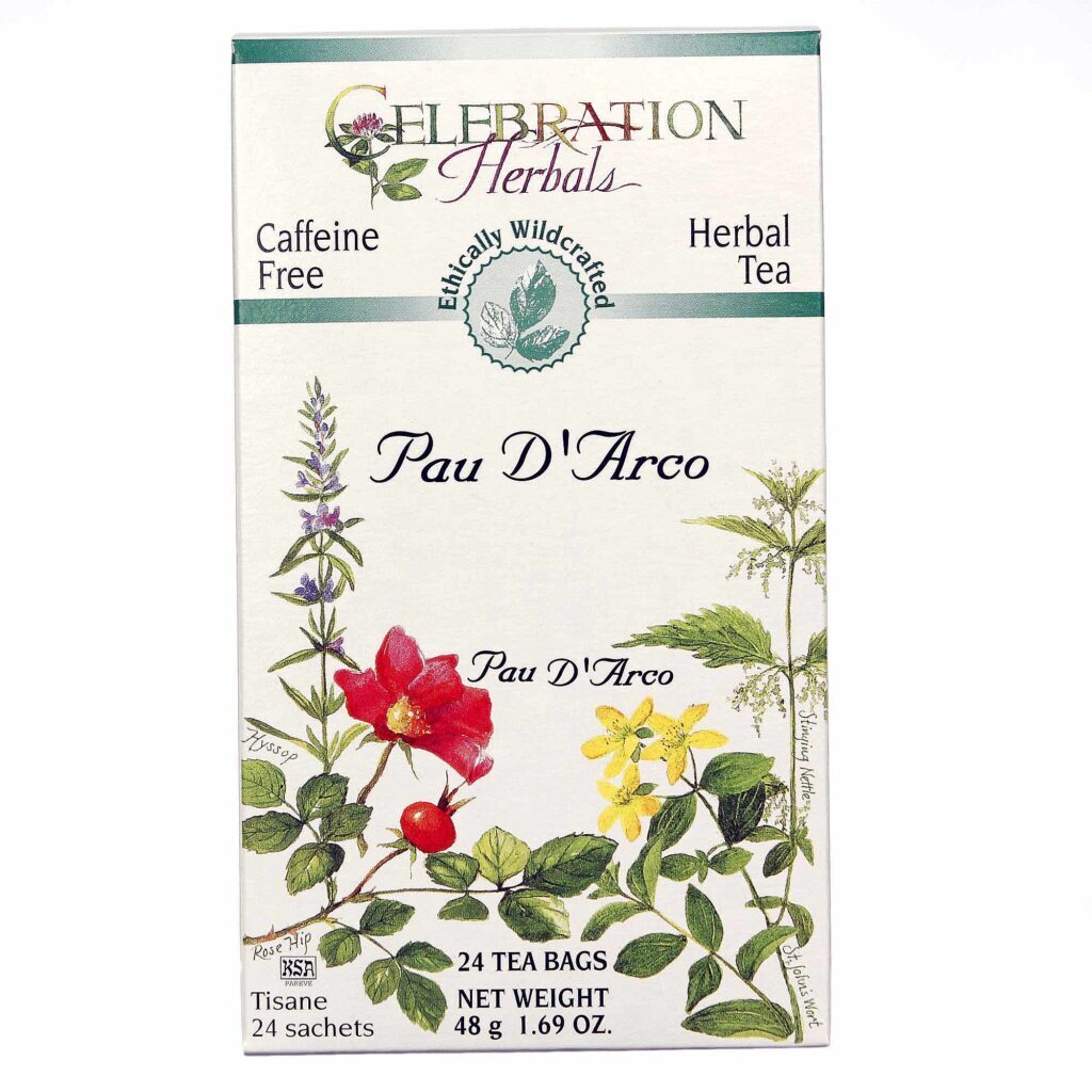 Celebration Herbals Chá Casca Interna Pau D-Arco 24 Saquinhos - Poder Natural