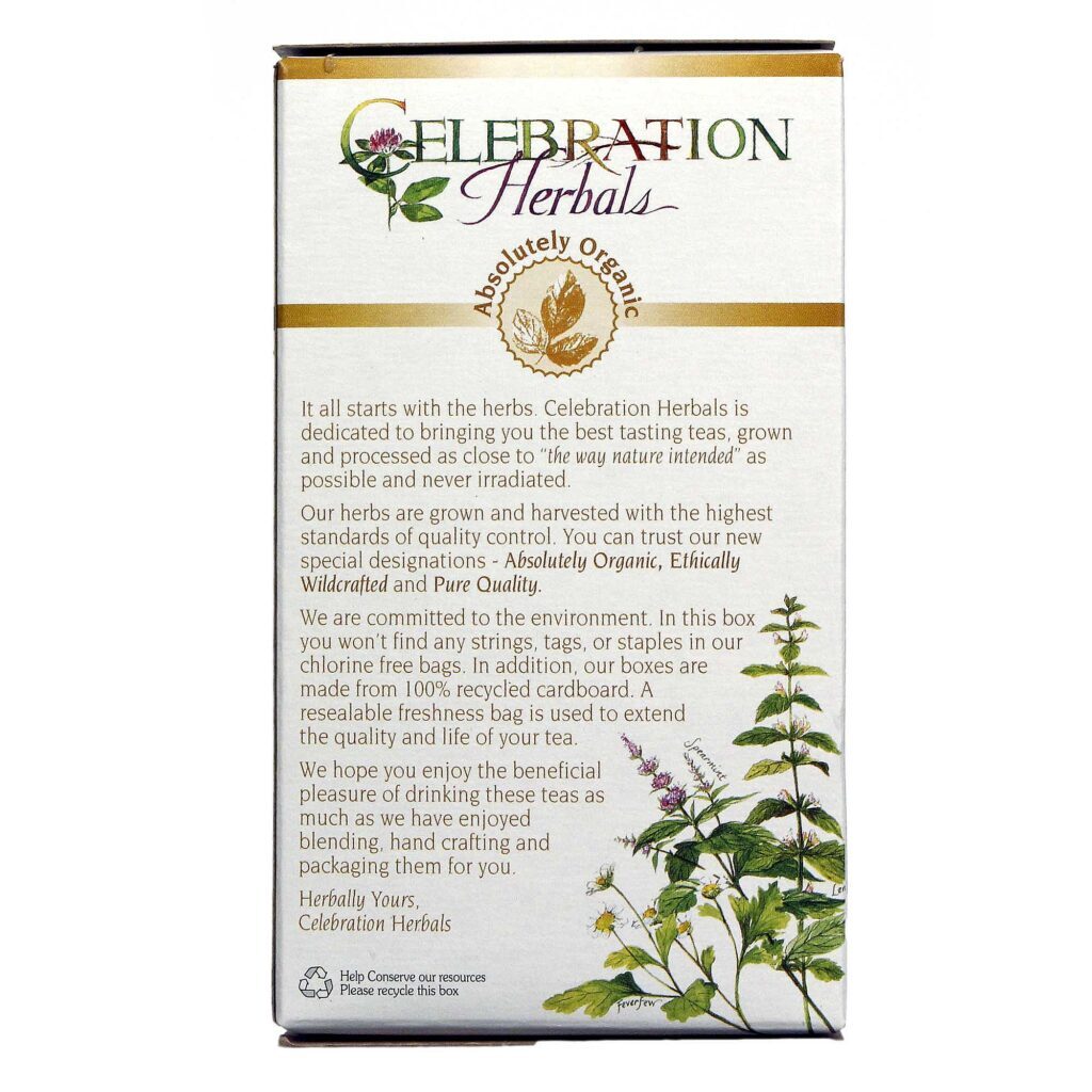 Chá de Raiz de Dente de Leão Assado Celebration Herbals - 24 Saquinhos Puro e Natural - Imagem 3