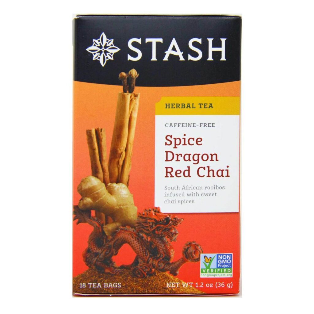 Stash Tea Chá Spice Dragon Red Chai - 18 Saquinhos - Sabor Exótico e Energizante no Brasil