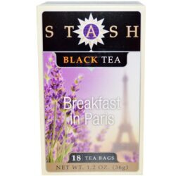 Stash Tea Chá Preto Breakfast In Paris 18 Saquinhos - Sabor Irresistível