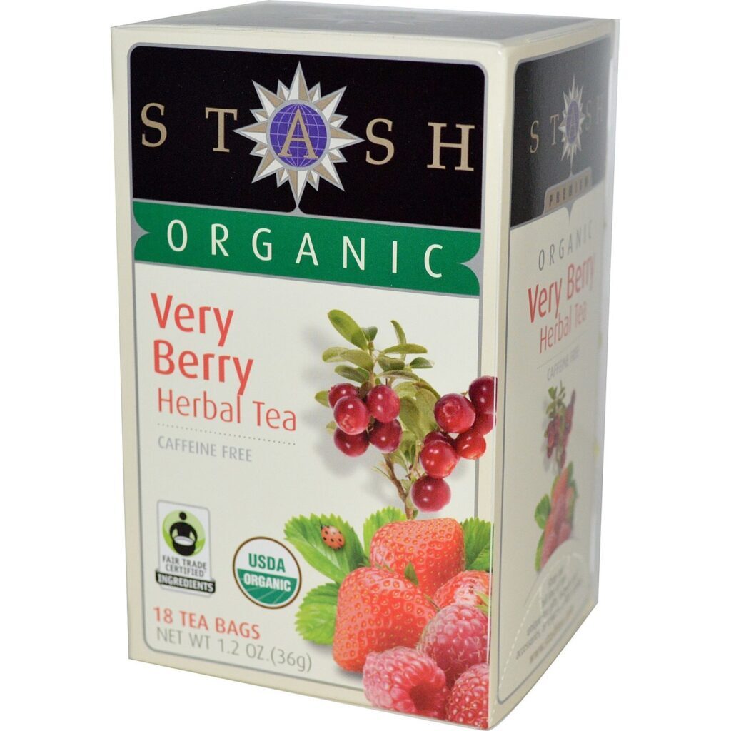 Stash Tea Chá Orgânico Frutas Silvestres 18 Saquinhos - Sabor Puro e Natural