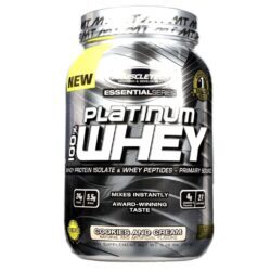 MuscleTech Platinum 100% Whey Cookies & Cream - 907g: Proteína Pura para Performance Máxima