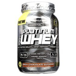 MuscleTech Platinum 100% Whey Chocolate de Leite Supremo 910g (2lbs)
