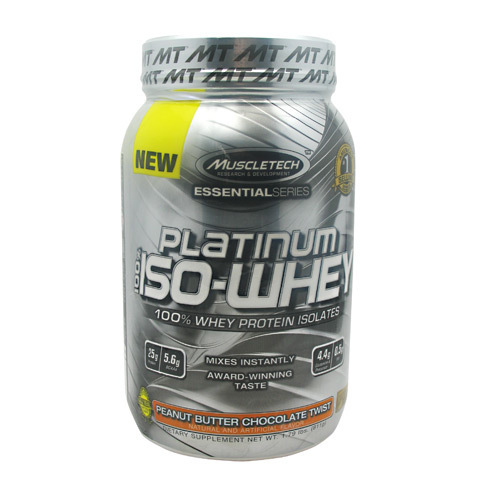 MuscleTech Platinum 100% Iso-Whey, Chocolate Manteiga de Amendoim - 26 Porções