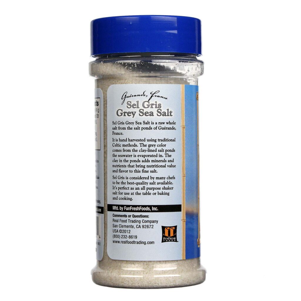 FunFresh Foods Sal Marinho Cinza Sel Gris - 182g (6.43oz) - Imagem 3