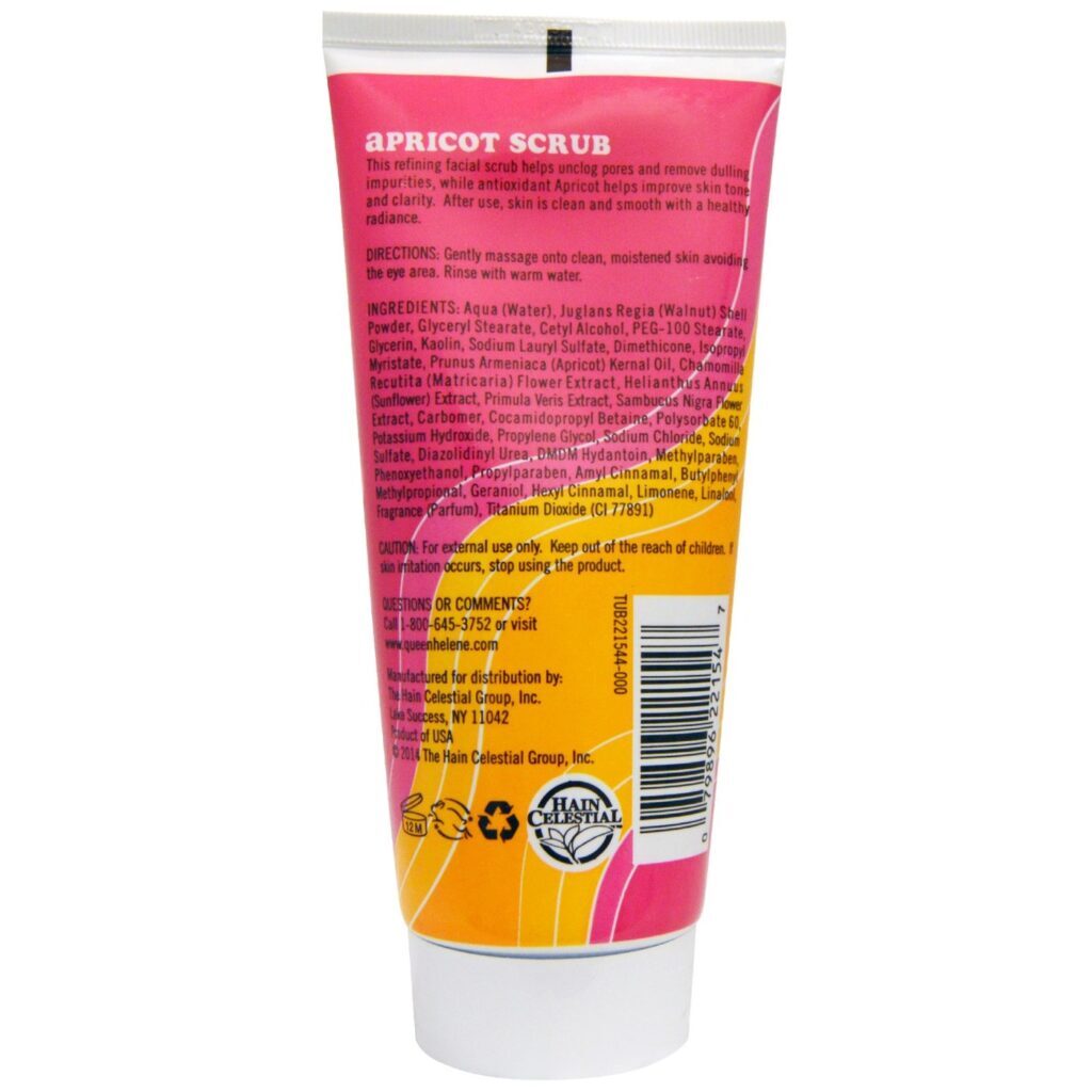 Queen Helene Esfoliante Facial Natural Damasco - 170g - Pele Radiante e Renovada - Imagem 2