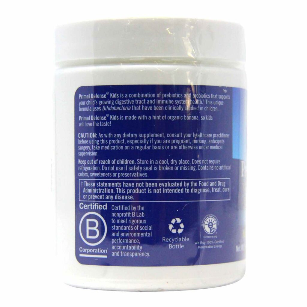 Garden of Life Primal Defense para Crianças - Fórmula Probiótica 76,8g - Imagem 3