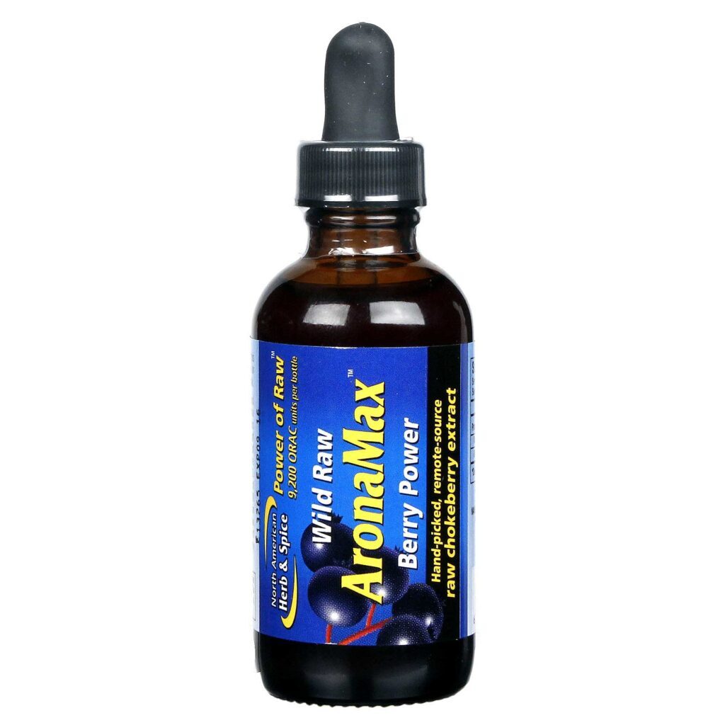 Aronamax Power Berry 2 fl oz (59 ml) - Erva e Especiaria Selvagem Orgânica