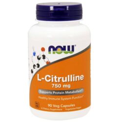 L-Citrulina 750 mg Now Foods 90 Cápsulas: Impulsione Seu Desempenho e Bem-Estar