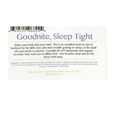 Bizzy Fizz Goodnite Sais Minerais para Dormir Bem - 1 Unidade - Imagem 3
