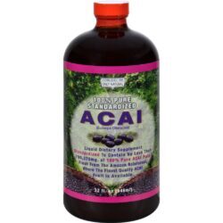 Only Natural Açaí Líquido Puro - 946ml (32 fl oz) - Energia e Antioxidantes Naturais