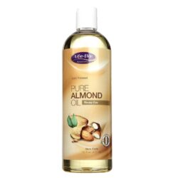 Life-Flo Óleo de Amêndoas Puro - 473ml para Pele e Cabelos