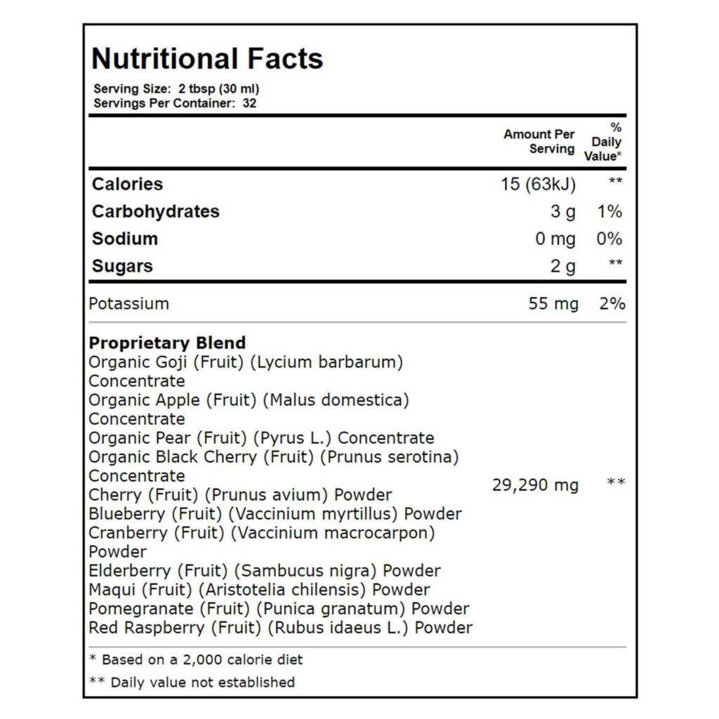 Dynamic Health Laboratories Suco Mistura Goji 946ml - Vitalidade e Nutrição Pura no Brasil - Imagem 4