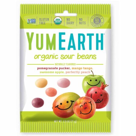 YumEarth, Jujubas Naturais de Frutos Amargos - 71g