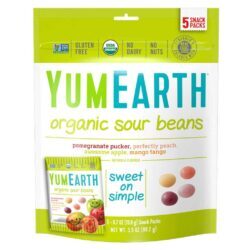 Yummy Earth Jujubas Azedas de Grãos - Pacote Econômico 142g (2,5 oz)