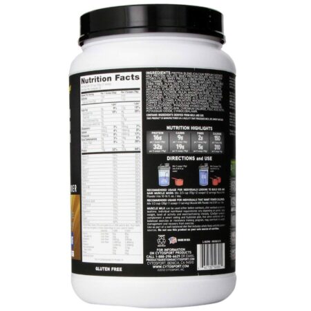 CytoSport, Muscle Milk® Sabor de Chocolate com Manteiga de Amendoim - 1120g - Image 2