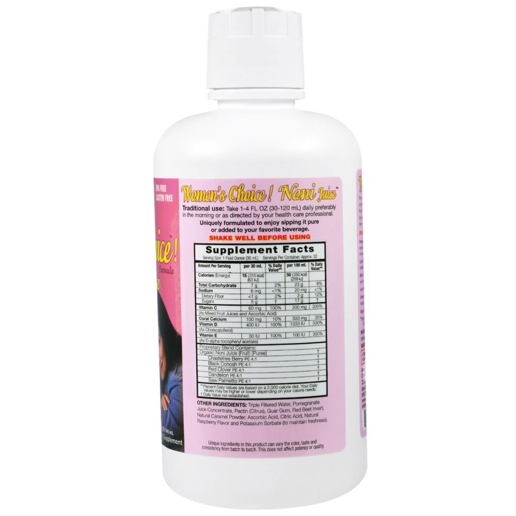 Dynamic Health Laboratories Suco Noni Mulheres 946ml - Vitalidade e Bem-Estar Natural - Imagem 2