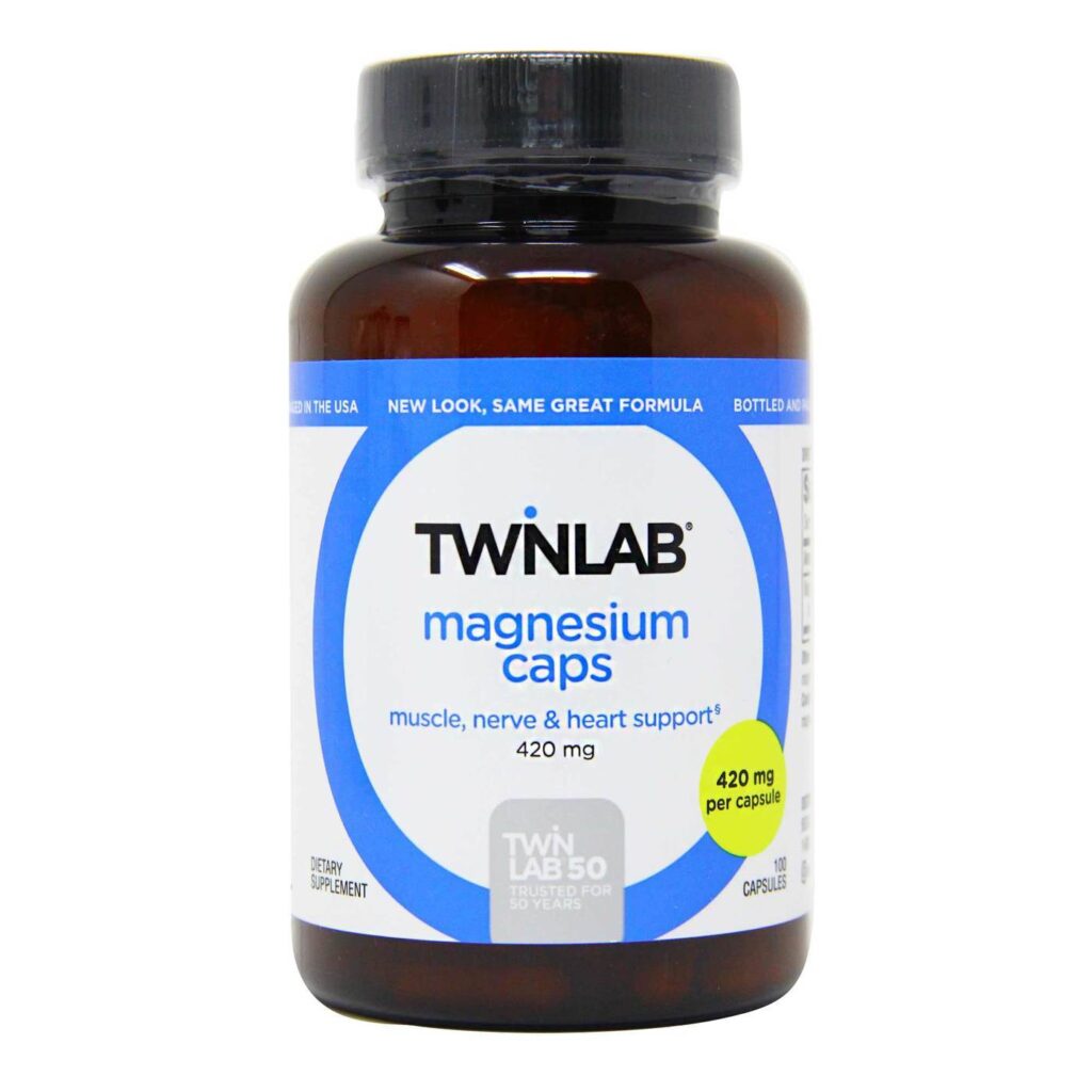 Twinlab Magnésio - 100 Cápsulas: Saúde e Energia para o Seu Dia a Dia