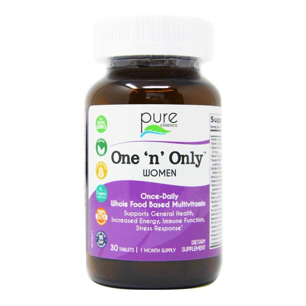 Pure Essence Labs Multivitamínico para Mulheres 30 Tabletes - Saúde e Energia Essenciais
