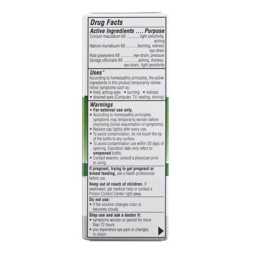 Similasan Colírio Alívio Olhos Cansados Computador 10ml - Visão Confortável - Imagem 3