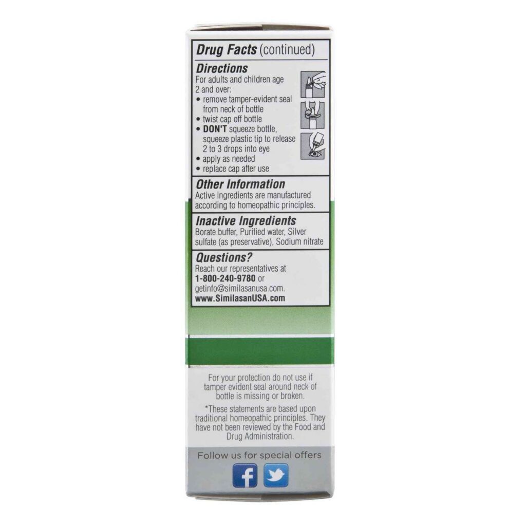 Similasan Colírio Alívio Olhos Cansados Computador 10ml - Visão Confortável - Imagem 4