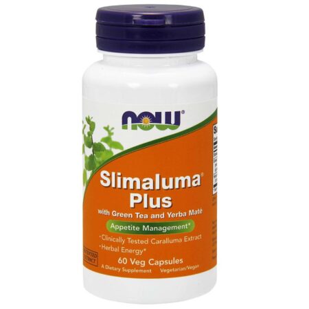 Now Foods, Slimaluma Plus 250 mg - 60 Cápsulas Vegetarianas