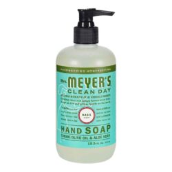 Mrs Meyers Clean Day Sabonete Líquido para Mãos Manjericão - 370 ml (12.5 fl oz) - Higiene e Perfume