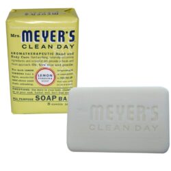 Sabonete Mrs. Meyer's Clean Day LMN Verbena 227g (240ml) | Limpeza Revigorante e Aroma Cítrico