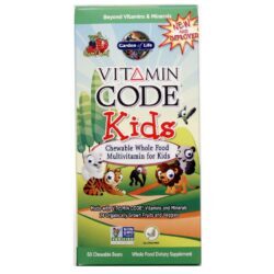 Multivitamínico Infantil Garden of Life Vitamin Code Frutas Vermelhas - 60 Comprimidos Mastigáveis