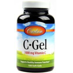 Carlson Labs C Gel 1000 mg Vitamina C - 100 Cápsulas em Gel