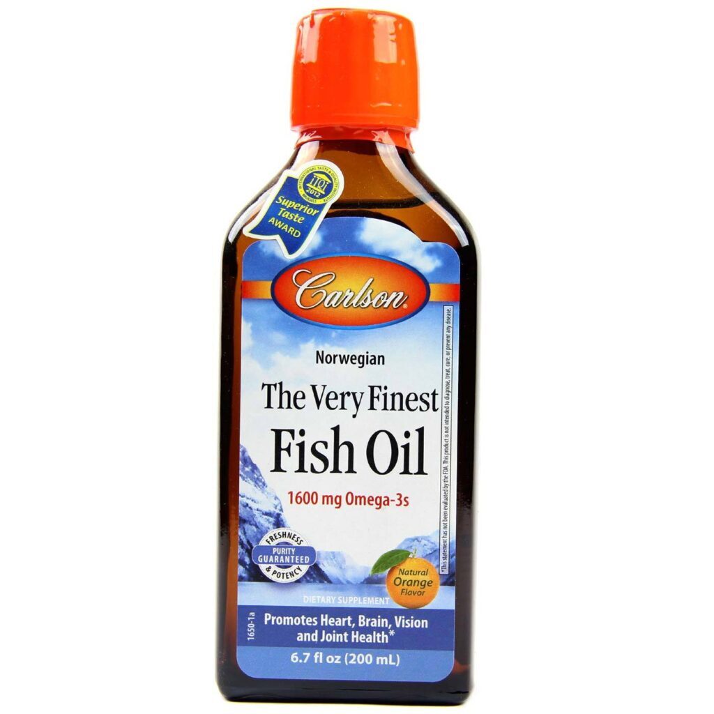 Carlson Labs Óleo de Peixe Sabor Laranja 200ml - Pureza e Saúde para Você