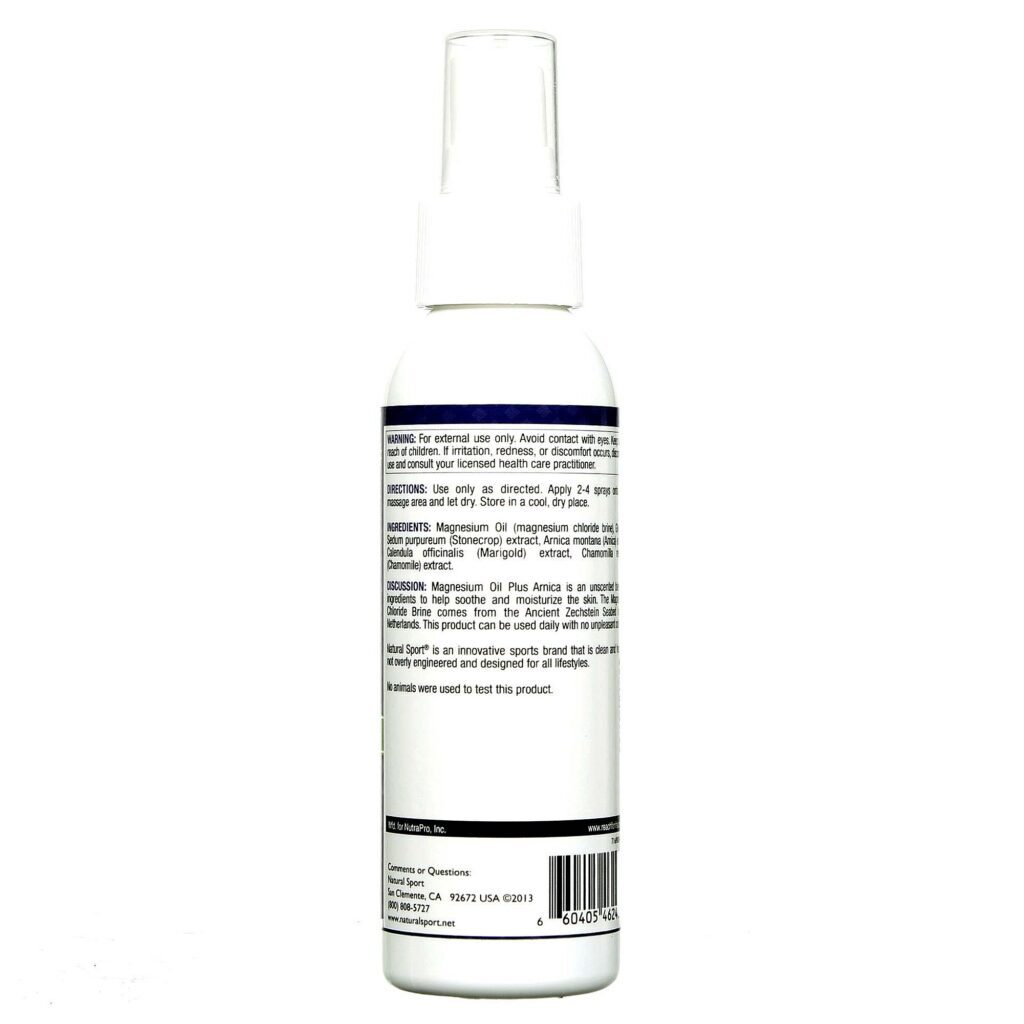 Natural Sport Óleo de Magnésio com Arnica 113g: Alívio Muscular e Bem-Estar - Imagem 2