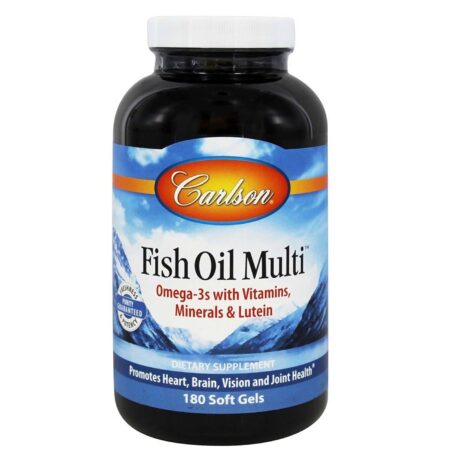 Carlson Labs, Óleo de Peixe Multi™ - 180 Cápsulas em Gel