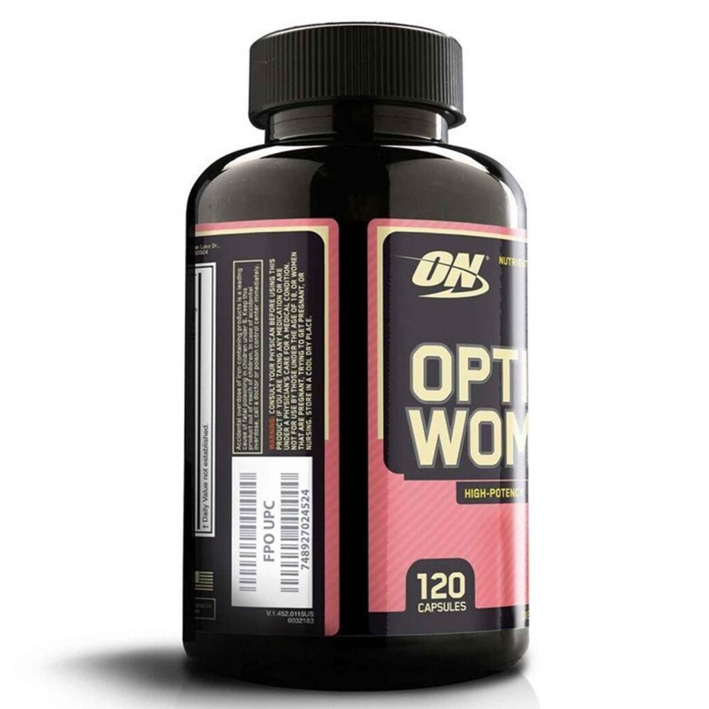 Opti-Women Optimum Nutrition 120 Cápsulas: Multivitamínico Essencial para a Saúde da Mulher no Brasil - Imagem 4
