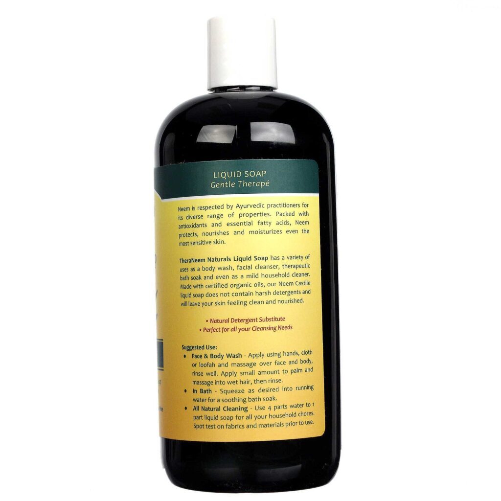 Organix South Gentil Therape Neem Sabonete Líquido Sem Perfume 473ml - Limpeza Suave e Natural - Imagem 2