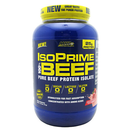 MHP IsoPrime 100% Beef Proteína, morango - 2 lbs