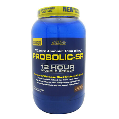 MHP Probolic-SR 12 Hour Muscle Feeder, Manteiga de amendoim de chocolate - 2 lbs