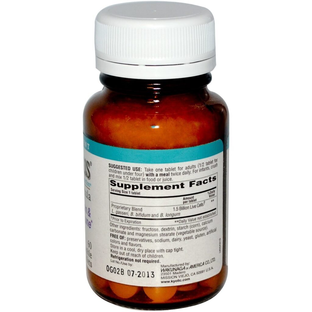 Kyolic Kyo-Dophilus Vegetariano 90 Tabletes - Saúde Intestinal - Imagem 2