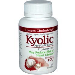 Kyolic Kyolic Formula 107 Fitosteróis 80 Cápsulas - Saúde Cardiovascular