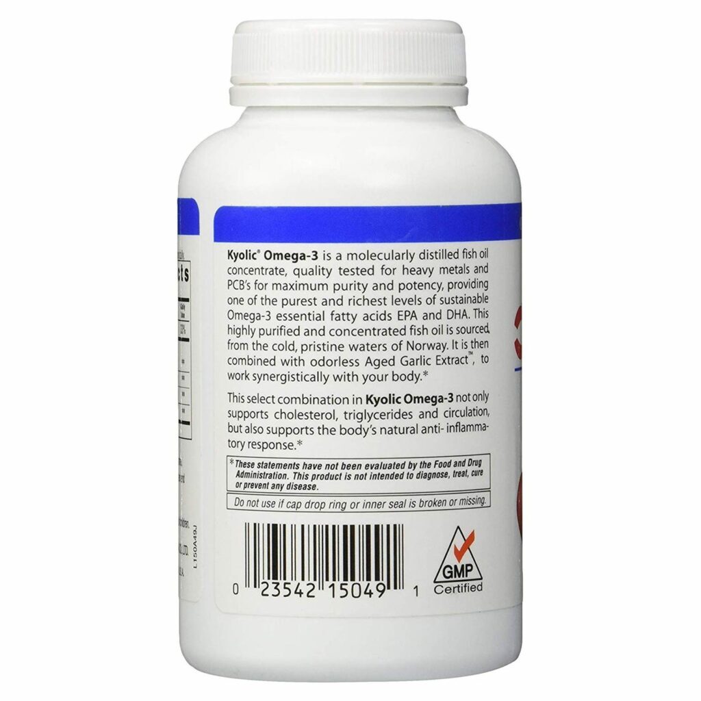 Kyolic Omega-3 - 90 Cápsulas: Saúde Cardiovascular e Bem-Estar Completo - Imagem 2